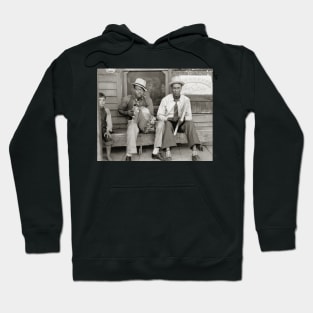 Street Musicians, 1938. Vintage Photo Hoodie